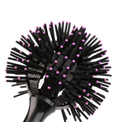 3D Spherical Curling Hair Comb with Massage Claws