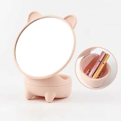 High-Definition Desktop Makeup Mirror for Students